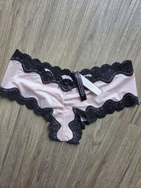 Vintage Victoria's Secret "Sexy Little Things" Cheeky Panty Satin & Lace. Small